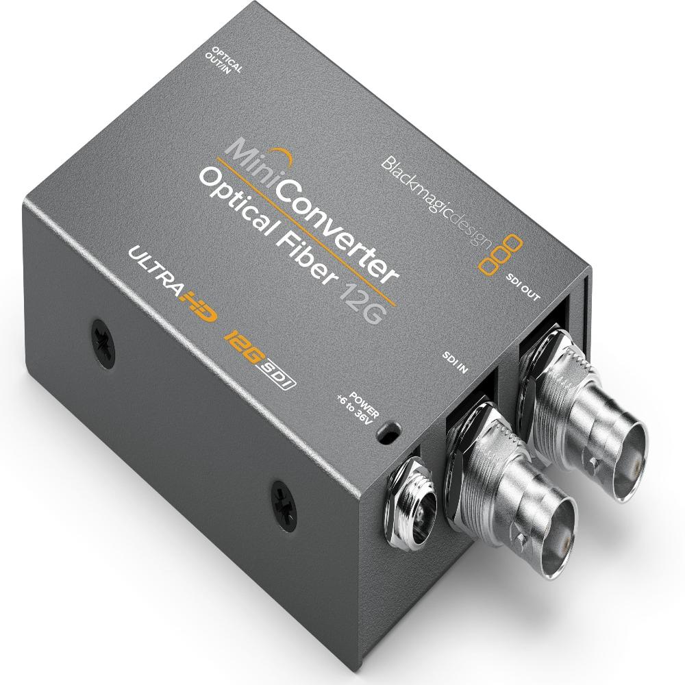 Blackmagic Design Mini Converter Optical Fiber 12G (SFP Optical Module not included)