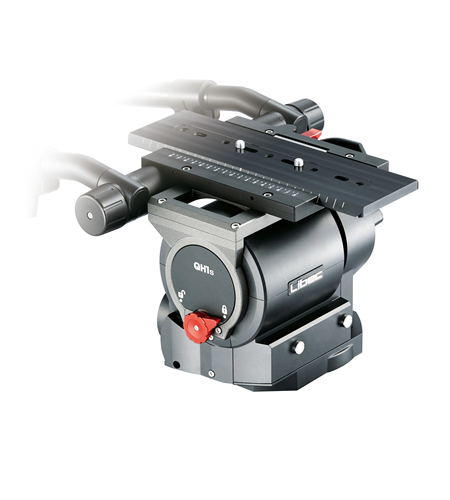 Libec Flat base video head with 150mm bowl adapter and 2 PH-15B, payload 30kg
