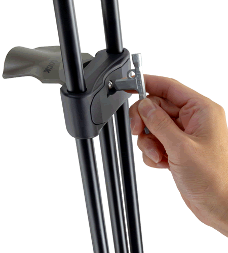 Libec 100mm bowl tripod with Quick Locks, aluminum, 2-stage