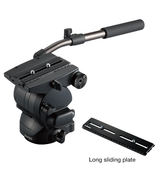 Libec 100mm ball video head with a PH-8B, payload 25kg