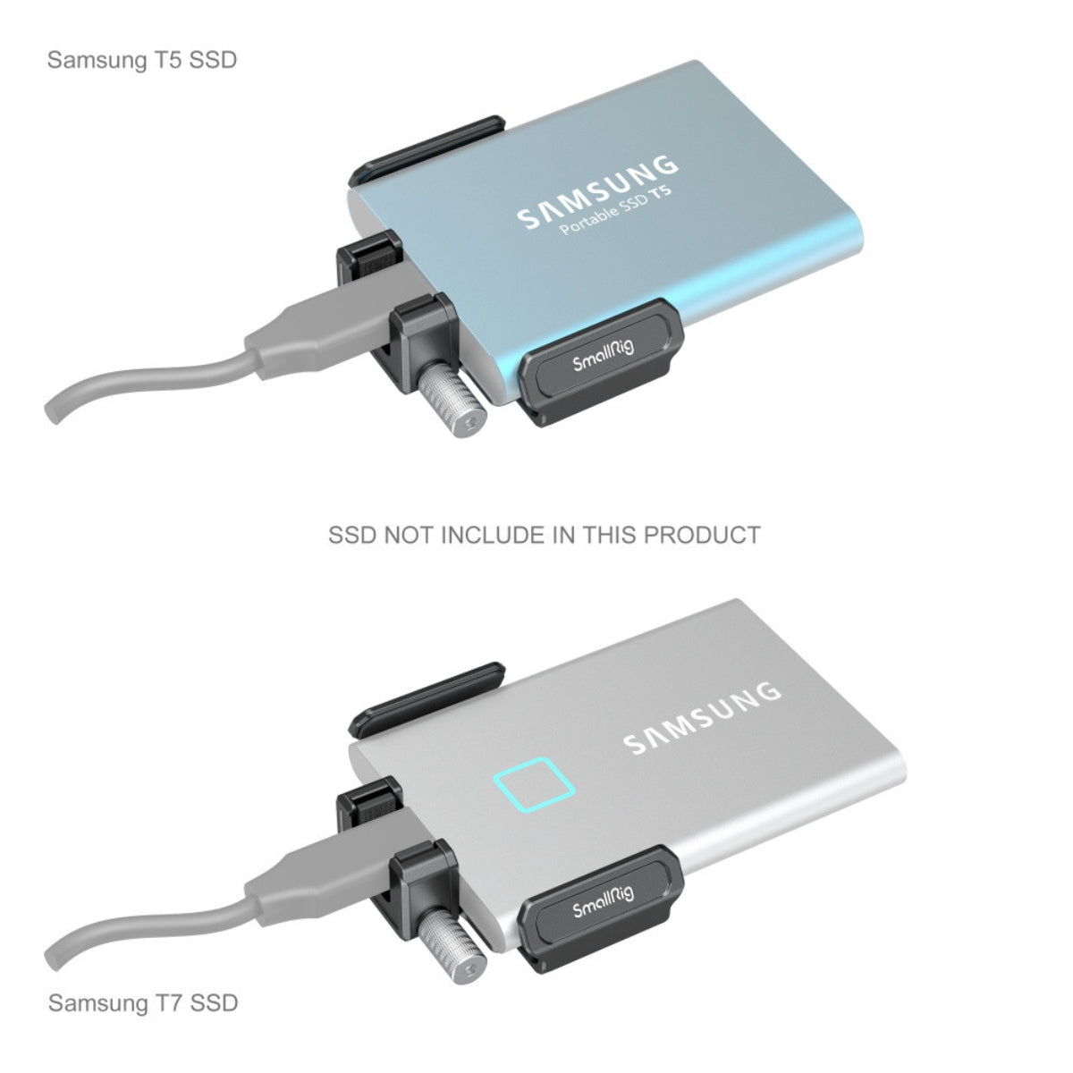 #SmallRig T5 / T7 SSD Clamp for BMPCC 6K Pro 3272