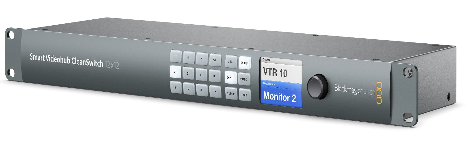 Blackmagic Smart Videohub CleanSwitch 12x12 - ShopVisuals.tv