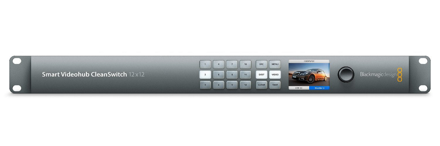 Blackmagic Smart Videohub CleanSwitch 12x12 - ShopVisuals.tv
