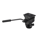 Libec 75mm ball and flat base video head with a pan handle, payload 5kg