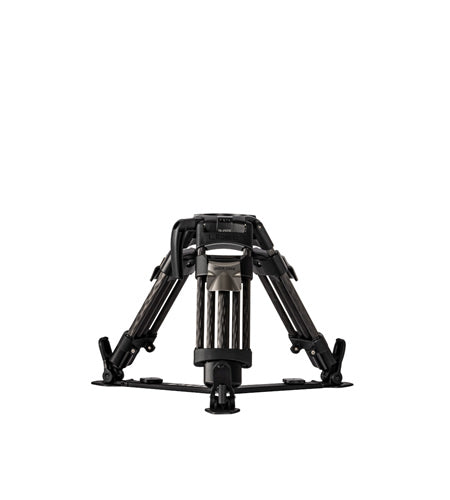 Libec 75mm / 100mm bowl baby tripod with Quick Locks, AD-75 and floor spreader included, carbon fiber, 2-stage