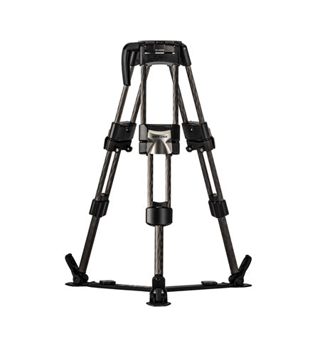 Libec 75mm / 100mm bowl baby tripod with Quick Locks, AD-75 and floor spreader included, carbon fiber, 2-stage