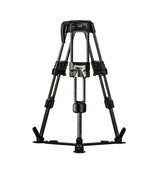 Libec 75mm / 100mm bowl baby tripod with Quick Locks, AD-75 and floor spreader included, carbon fiber, 2-stage