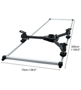 Libec 3.2m/10.5' tracking rail with dolly and carrying case