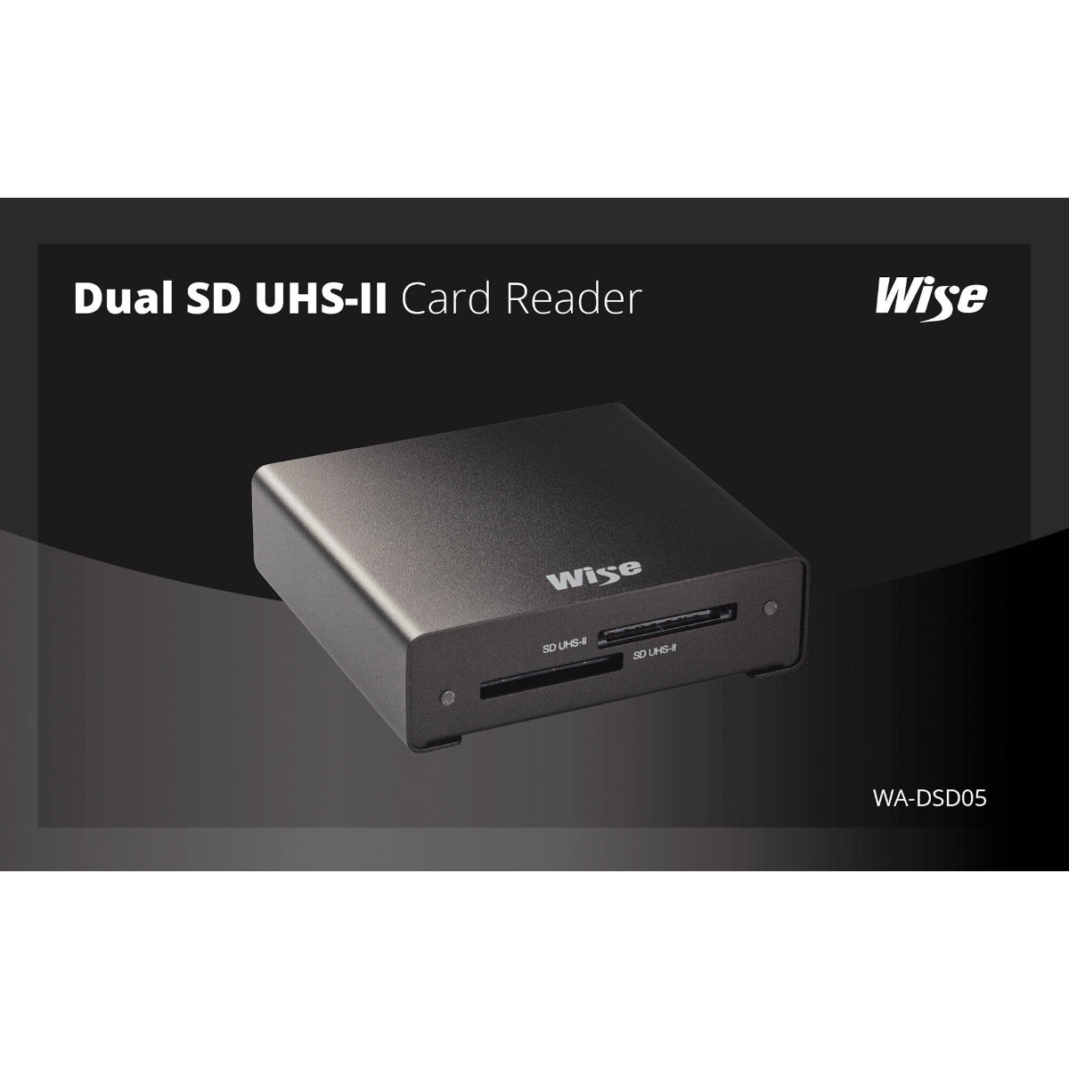 Wise Advanced Dual-Slot UHS-II SD Memory Card Reader