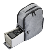Libec Camera bag with 12 liter capacity and 2 mergeable storage spaces