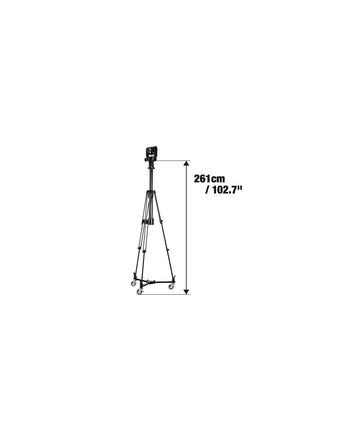 Libec Electric pedestal with Dolly for PTZ cameras
